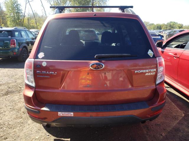 JF2SH6CC7AH736299 - 2010 SUBARU FORESTER 2.5X PREMIUM ORANGE photo 6