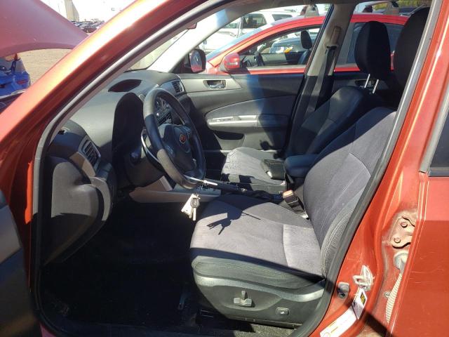 JF2SH6CC7AH736299 - 2010 SUBARU FORESTER 2.5X PREMIUM ORANGE photo 7