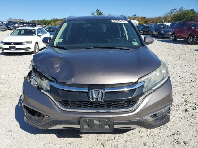 5J6RM4H77FL087806 - 2015 HONDA CR-V EXL 灰色 照片 5