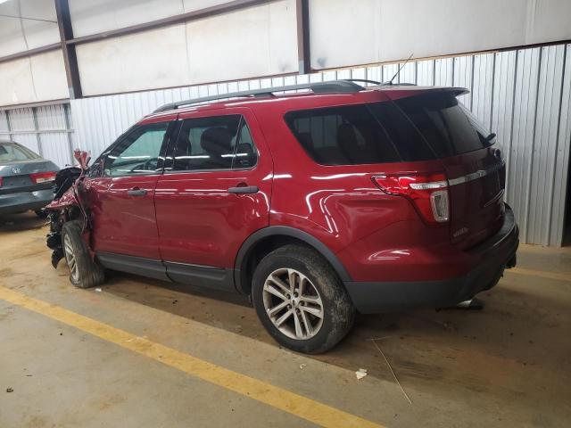 1FM5K8B87FGA93824 - 2015 FORD EXPLORER RED photo 2