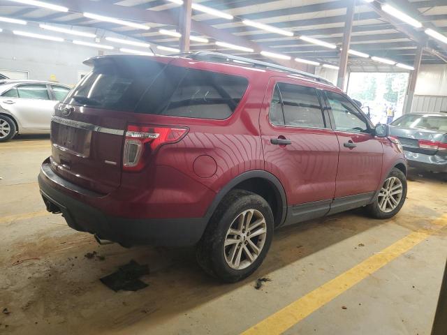 1FM5K8B87FGA93824 - 2015 FORD EXPLORER RED photo 3