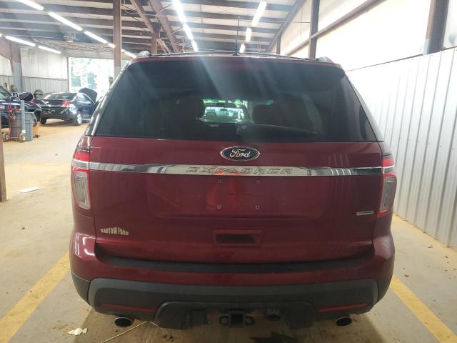 1FM5K8B87FGA93824 - 2015 FORD EXPLORER RED photo 6