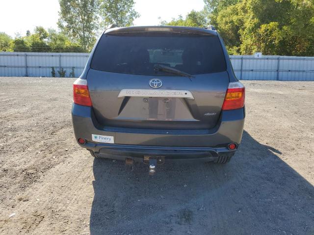 5TDJK3EH9AS013682 - 2010 TOYOTA HIGHLANDER SE GRAY photo 6