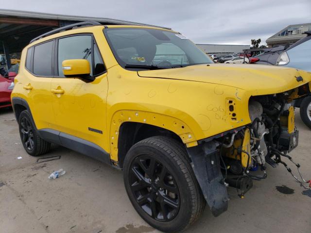 ZACCJBBBXHPG03984 - 2017 JEEP RENEGADE LATITUDE YELLOW photo 4