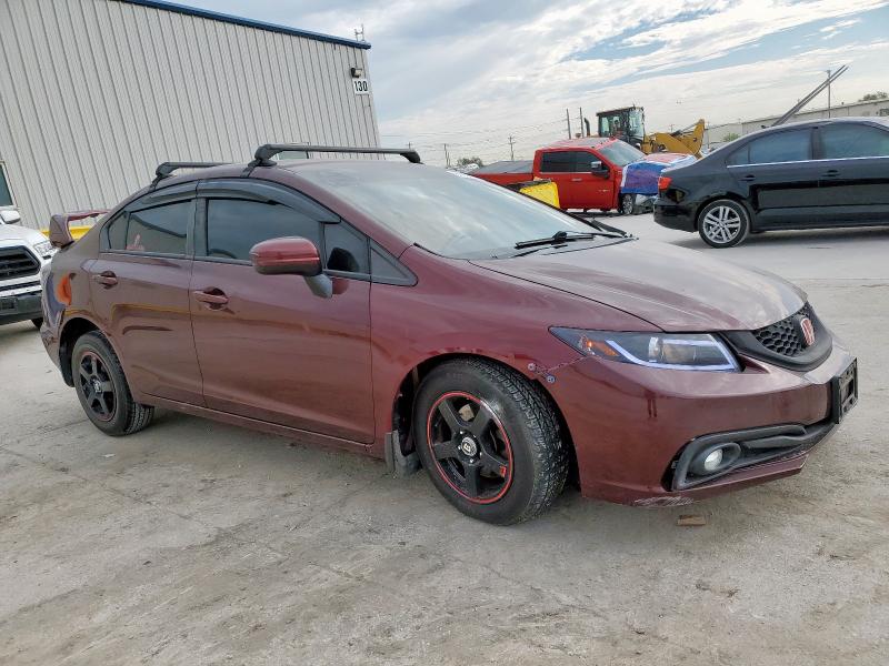19XFB2F59FE112587 - 2015 HONDA CIVIC LX Bordo fotoğraf 4