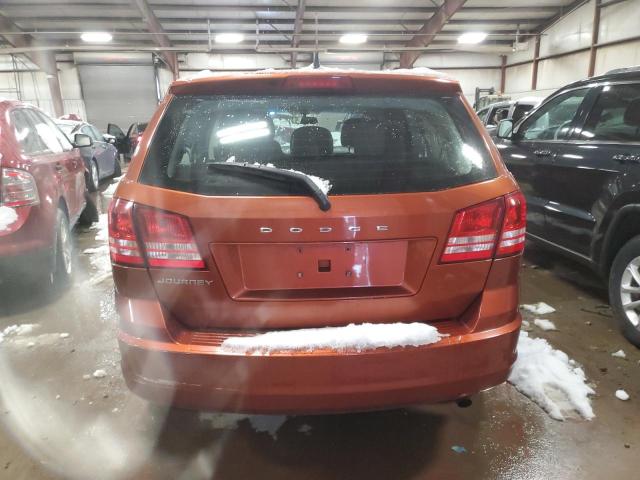 3C4PDCAB3DT733379 - 2013 DODGE JOURNEY SE ORANGE photo 6