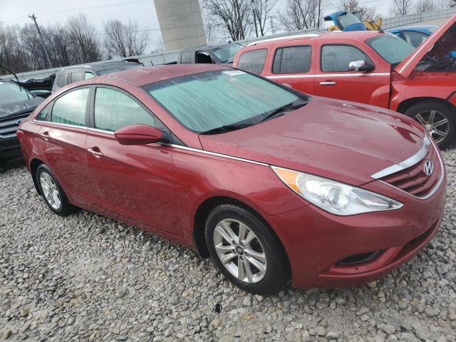 5NPEB4AC3CH453049 - 2012 HYUNDAI SONATA GLS MAROON photo 4