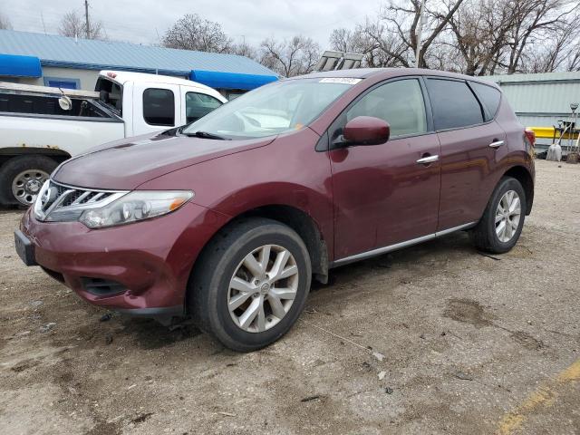 JN8AZ1MU2CW122250 - 2012 NISSAN MURANO S RED photo 1