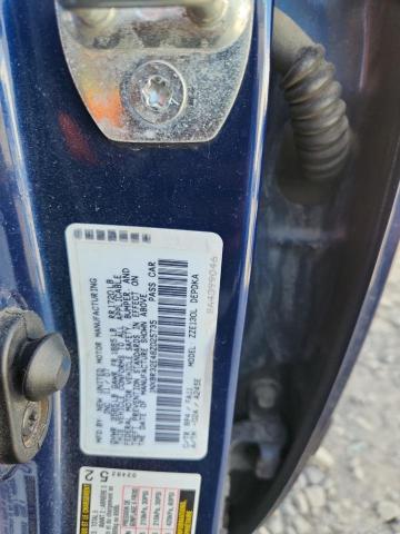 1NXBR32E48Z025735 - 2008 TOYOTA COROLLA CE BLUE photo 12