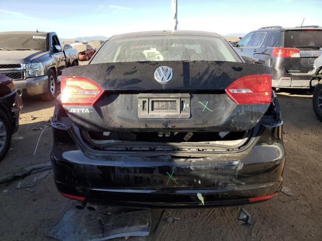 3VW2K7AJ0EM433161 - 2014 VOLKSWAGEN JETTA BASE BLACK photo 6