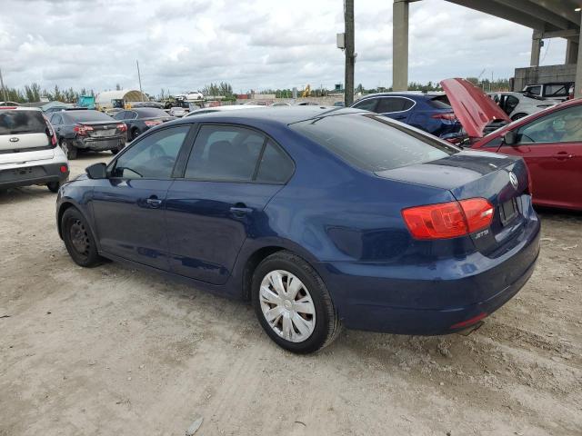 3VWDP7AJ7CM454029 - 2012 VOLKSWAGEN JETTA SE BLUE photo 2