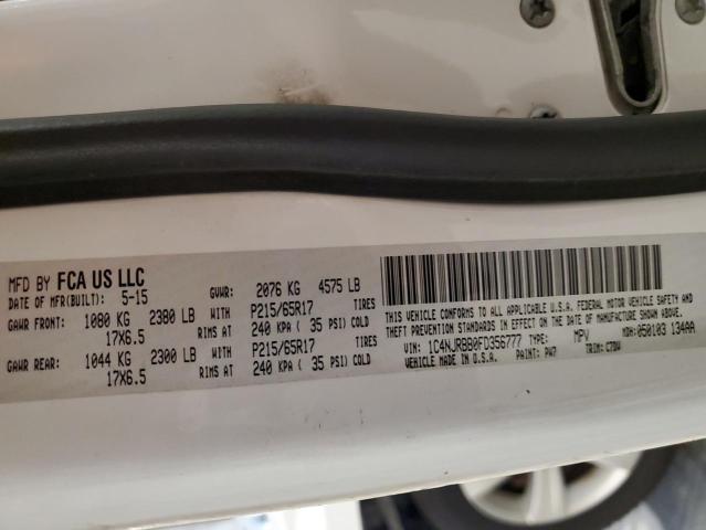 1C4NJRBB0FD356777 - 2015 JEEP PATRIOT SPORT 白色 照片 13