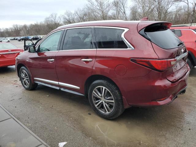 5N1DL0MMXKC505384 - 2019 INFINITI QX60 LUXE MAROON photo 2