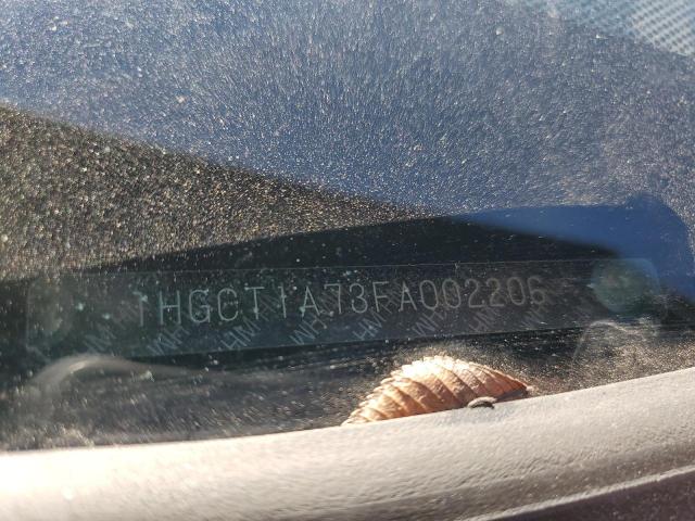 1HGCT1A73FA002206 - 2015 HONDA ACCORD EX BLACK photo 12