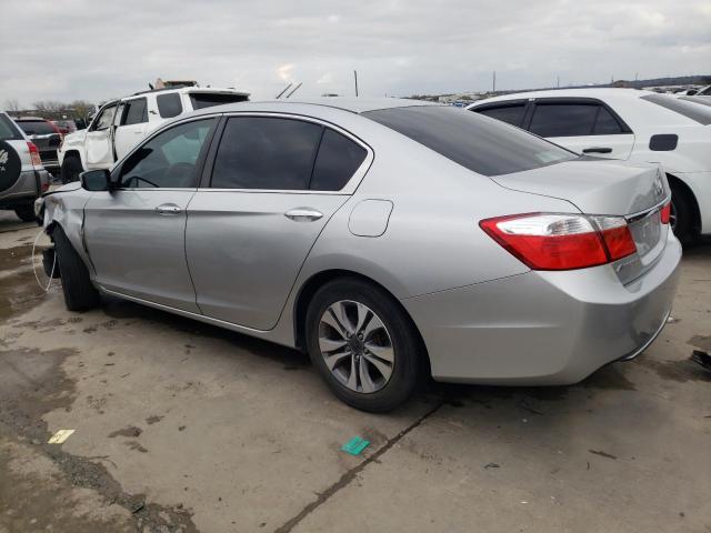 1HGCR2F32EA121843 - 2014 HONDA ACCORD LX SILVER photo 2