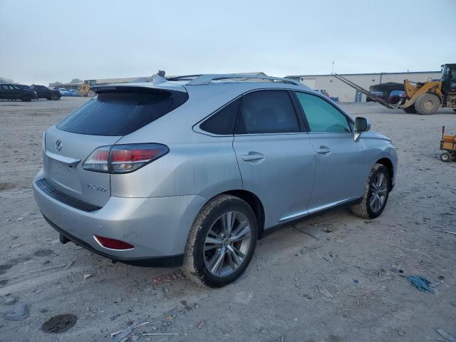 2T2BK1BAXFC272385 - 2015 LEXUS RX 350 BASE SILVER photo 3