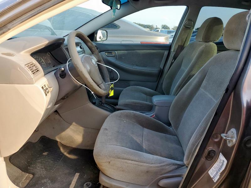 1NXBR32E83Z189367 - 2003 TOYOTA COROLLA CE GRAY photo 7