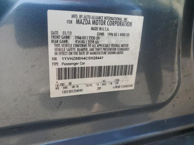 1YVHZ8BH4C5M28441 - 2012 MAZDA 6 I Mavi foto 12