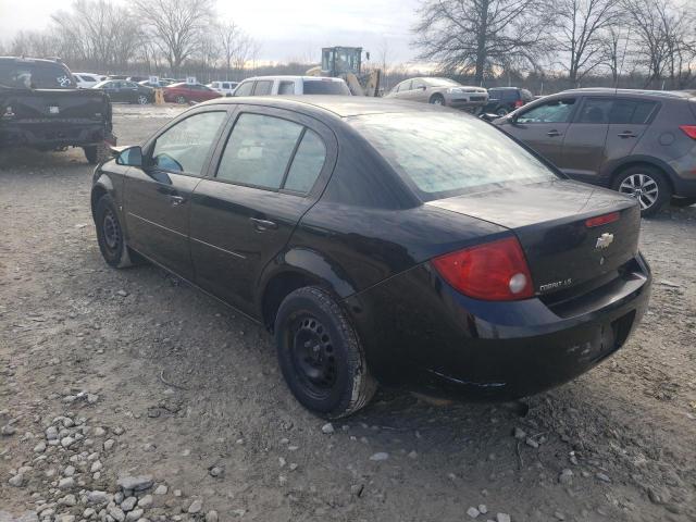 1G1AK55FX77289326 - 2007 CHEVROLET COBALT LS BLACK photo 2