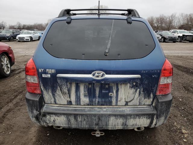 KM8JN72D36U448759 - 2006 HYUNDAI TUCSON GLS BLUE photo 6