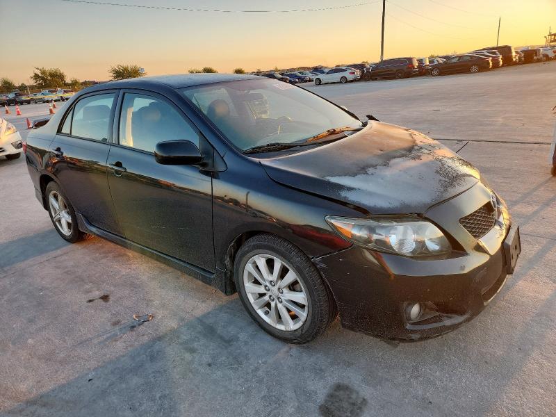 1NXBU40E09Z144620 - 2009 TOYOTA COROLLA BASE Schwarz Foto 4