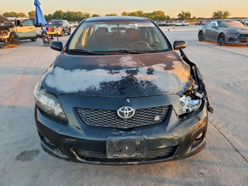 1NXBU40E09Z144620 - 2009 TOYOTA COROLLA BASE Schwarz Foto 5