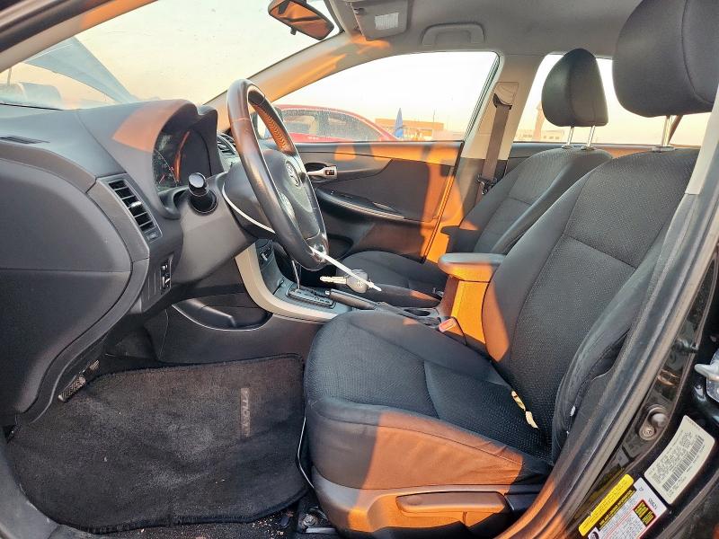 1NXBU40E09Z144620 - 2009 TOYOTA COROLLA BASE Schwarz Foto 7