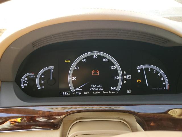 WDDNG9EB1DA523923 - 2013 MERCEDES-BENZ S 550 4MATIC BLACK photo 9