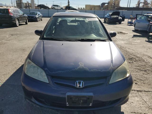 2HGES26775H504470 - 2005 HONDA CIVIC EX BLUE photo 5