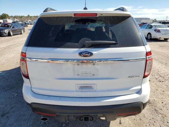 1FM5K7B84DGB13941 - 2013 FORD EXPLORER WHITE photo 6