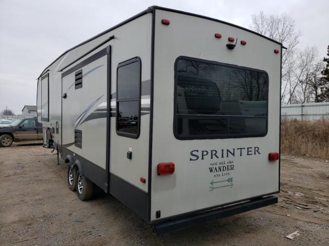 4YDF29F2XK1531055 - 2019 KEYSTONE SPRINTER GRAY photo 3