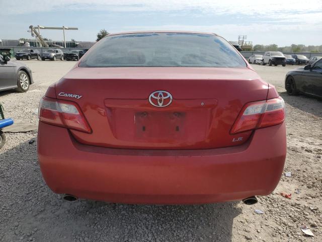 4T1BK46K07U031511 - 2007 TOYOTA CAMRY LE RED photo 6