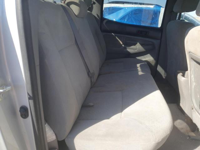 5TELU42N55Z124449 - 2005 TOYOTA TACOMA DOUBLE CAB Сріблястий фото 10