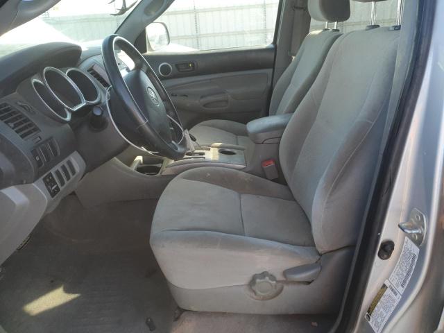 5TELU42N55Z124449 - 2005 TOYOTA TACOMA DOUBLE CAB Сріблястий фото 7