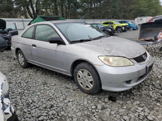 1HGEM21165L025313 - 2005 HONDA CIVIC DX VP SILVER photo 4