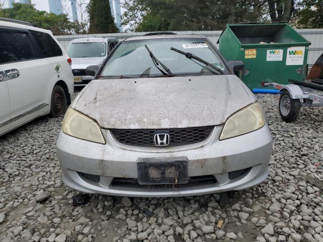 1HGEM21165L025313 - 2005 HONDA CIVIC DX VP SILVER photo 5
