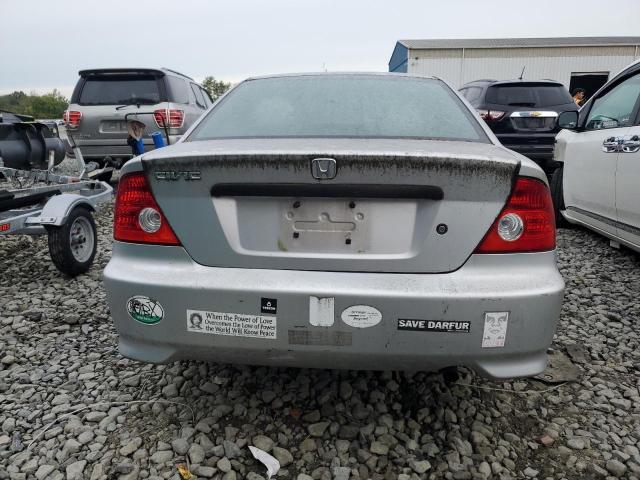 1HGEM21165L025313 - 2005 HONDA CIVIC DX VP SILVER photo 6