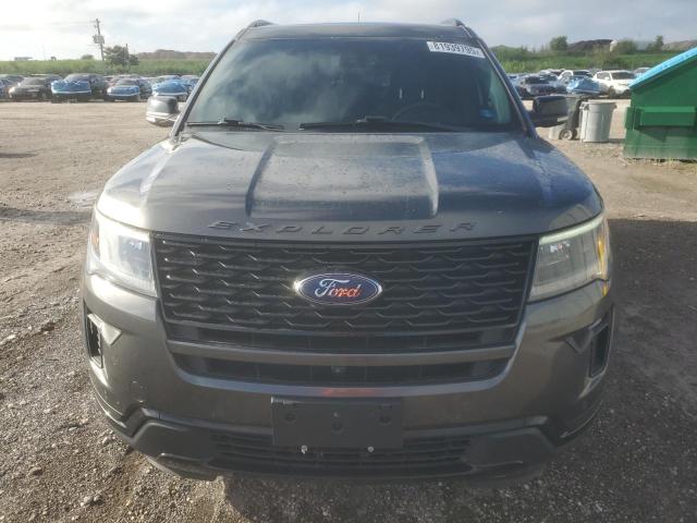 1FM5K8GT6JGB85089 - 2018 FORD EXPLORER SPORT Gris foto 5