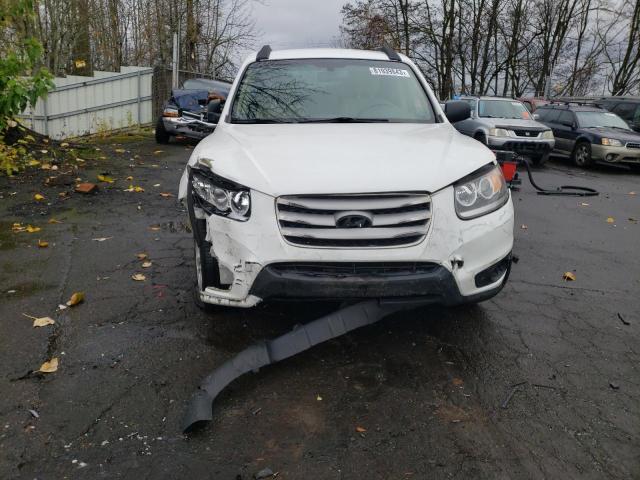 5XYZG3AB0CG119380 - 2012 HYUNDAI SANTA FE GLS WHITE photo 5