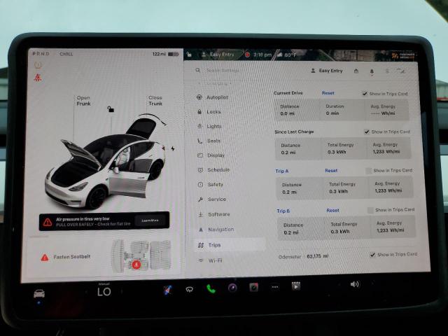 5YJYGDEF3MF246650 - 2021 TESLA MODEL Y Սպիտակ լուսանկար 9