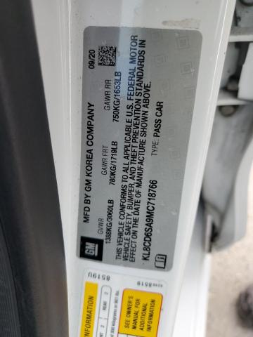 KL8CD6SA9MC718766 - 2021 CHEVROLET SPARK 1LT 白色 照片 13