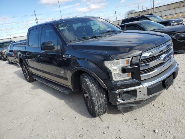 1FTEW1CG1FKD41102 - 2015 FORD F150 SUPERCREW BLACK photo 4