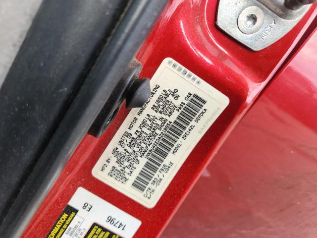 1NXBU4EE3AZ219954 - 2010 TOYOTA COROLLA BASE Qırmızı foto 12