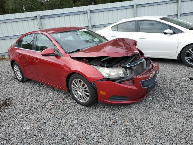 1G1PJ5SCXC7204423 - 2012 CHEVROLET CRUZE ECO RED photo 4