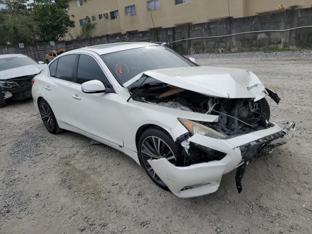 JN1BV7AP4FM357152 - 2015 INFINITI Q50 BASE WHITE photo 4