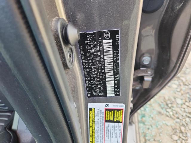 4T1G11AK5PU150458 - 2023 TOYOTA CAMRY SE NIGHT SHADE CHARCOAL photo 12