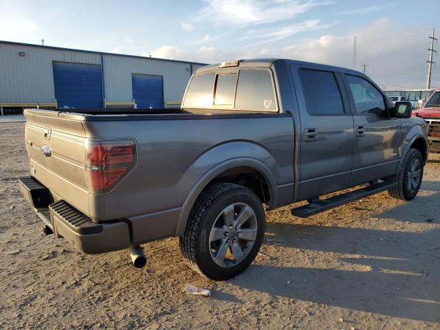 1FTFW1CT6DKE60620 - 2013 FORD F150 SUPERCREW GRAY photo 3