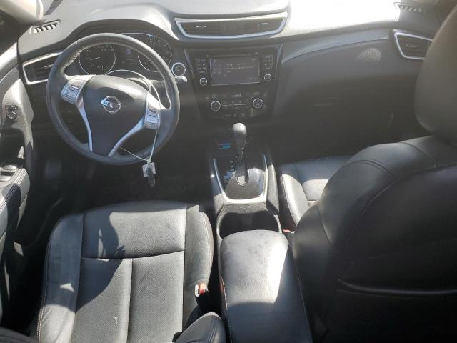 5N1AT2MT8FC792591 - 2015 NISSAN ROGUE S WHITE photo 8