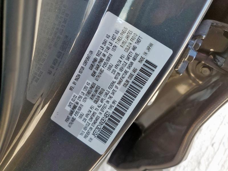 JM3TCBCY4N0614601 - 2022 MAZDA CX-9 TOURING GRAY photo 13