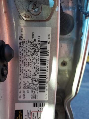 5TELU42N56Z300921 - 2006 TOYOTA TACOMA DOUBLE CAB Gri fotoğraf 12